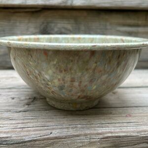 Vintage Texas Ware Speckled Ceramic Bowl